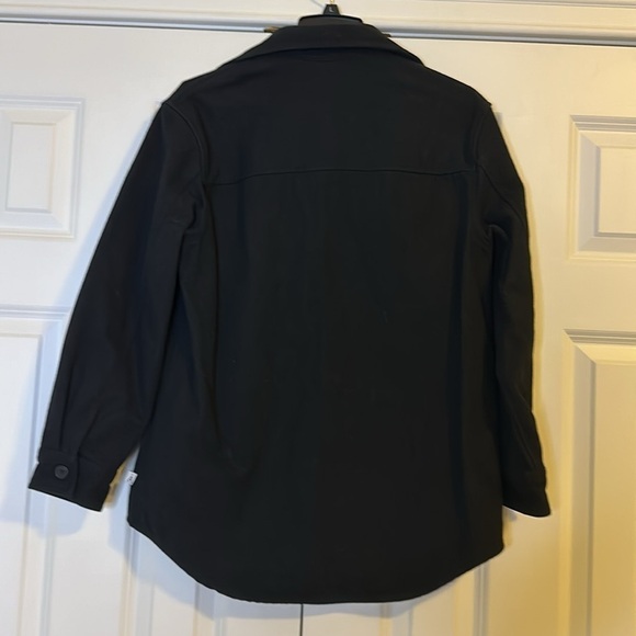 Anian Black button down Overshirt Coat  SzM - Picture 2 of 9
